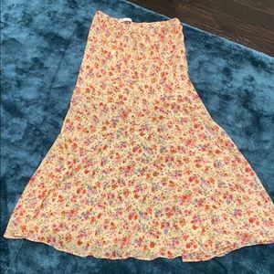 Floral Zara maxi skirt